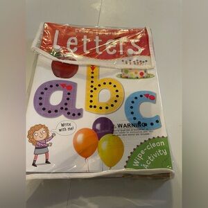 Learn to Write wipe off 10 pack books with plastic bag